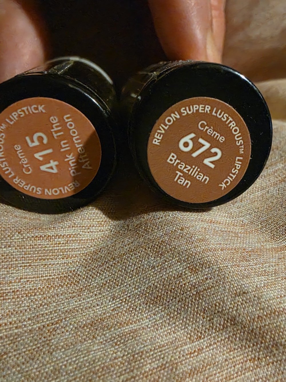 Revlon Super Lustrous Lipstick Duo in Brown and Pink